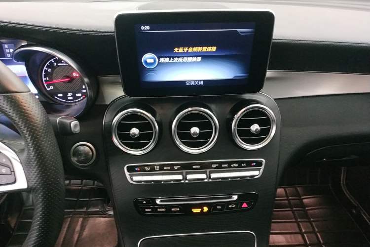Used Mercedes-Benz GLC AMG 2018 AMG GLC 63 4MATIC+ Coupe SUV Audio And AC Panel