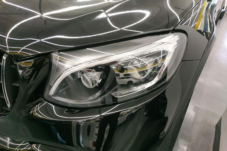 Used Mercedes-Benz GLC AMG 2018 AMG GLC 63 4MATIC+ Coupe SUV Left Front Headlight