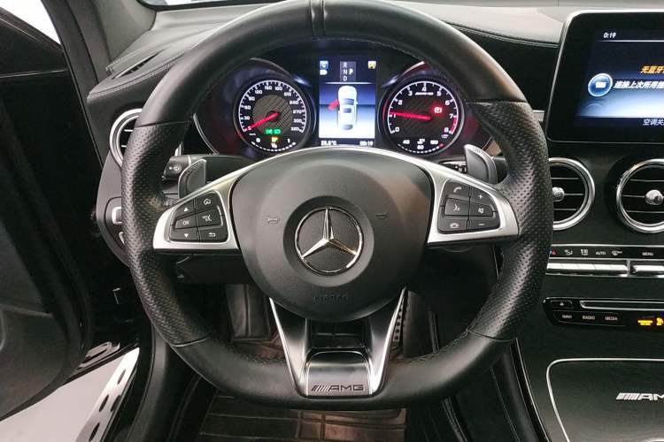 Used Mercedes-Benz GLC AMG 2018 AMG GLC 63 4MATIC+ Coupe SUV Steering Wheel