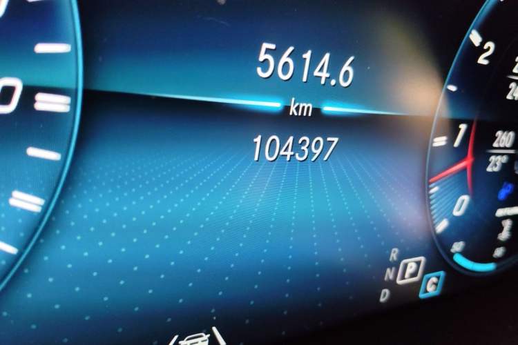 Used Mercedes-Benz GLC AMG 2020 AMG GLC 43 4MATIC Odometer Close Up