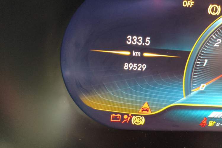 Used Mercedes-Benz GLC AMG 2020 AMG GLC 43 4MATIC Odometer Close Up