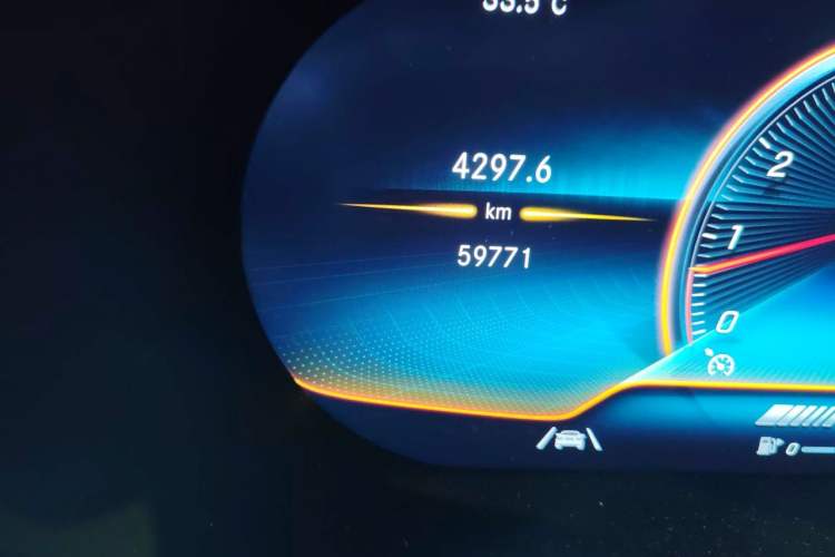 Used Mercedes-Benz GLC AMG 2020 AMG GLC 43 4MATIC Odometer Close Up