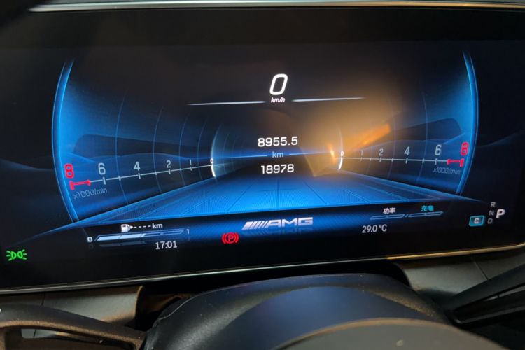 Used Mercedes-Benz GLC AMG 2024 AMG GLC 43 4MATIC Odometer Close Up