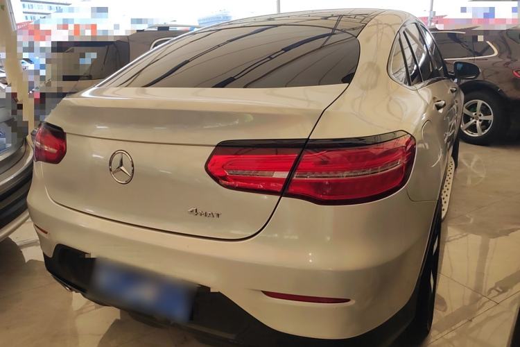 Used Mercedes-Benz GLC Coupe 2017 GLC 200 4MATIC Coupe SUV Rear Right 45 Deg