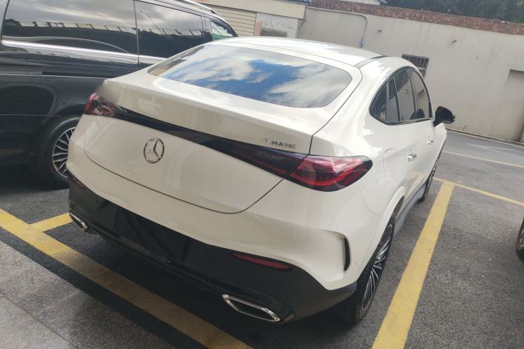 Used Mercedes-Benz GLC Coupe 2024 GLC 300 4MATIC Coupe SUV Rear Right 45 Deg