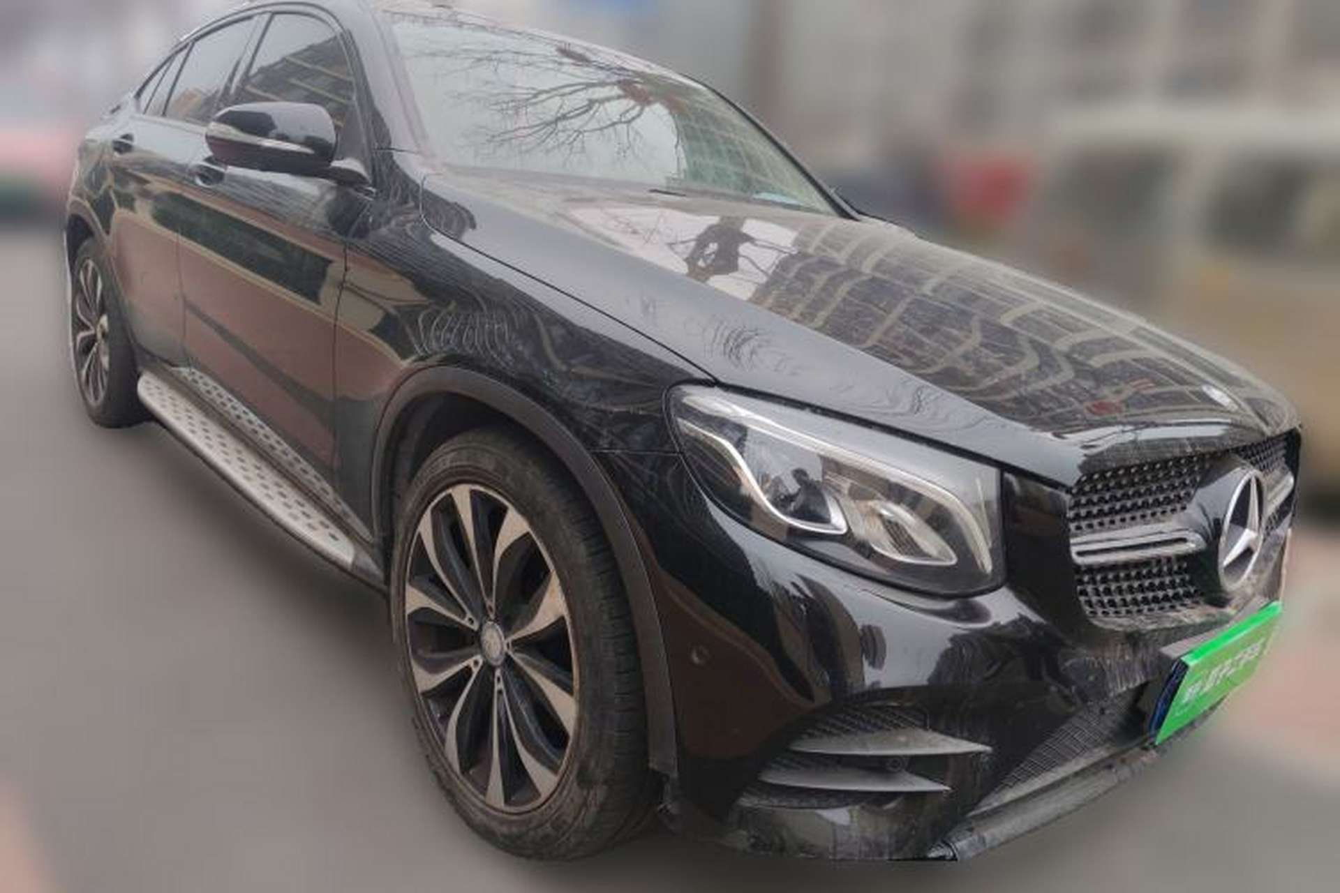 Used Mercedes-Benz GLC Coupe 2017 GLC 260 4MATIC Coupe SUV Front Right 45 Deg