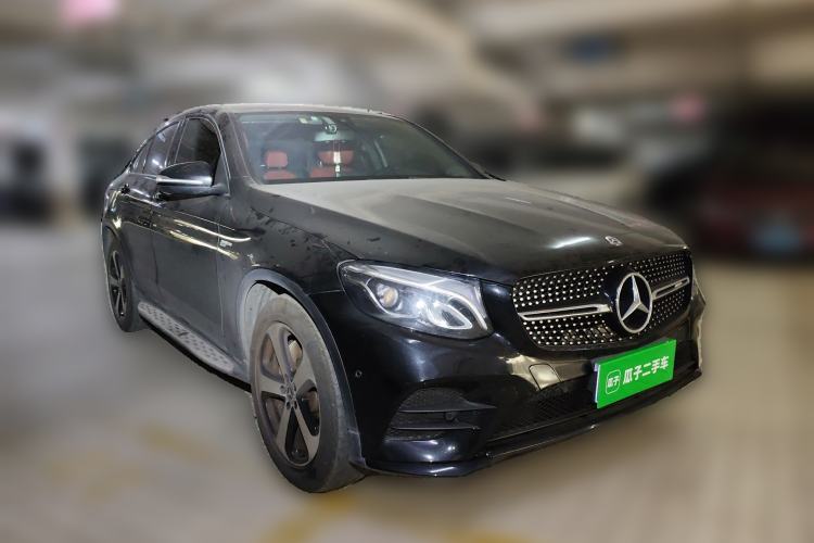 Used Mercedes-Benz GLC Coupe 2017 GLC 200 4MATIC Coupe SUV Front Right 45 Deg