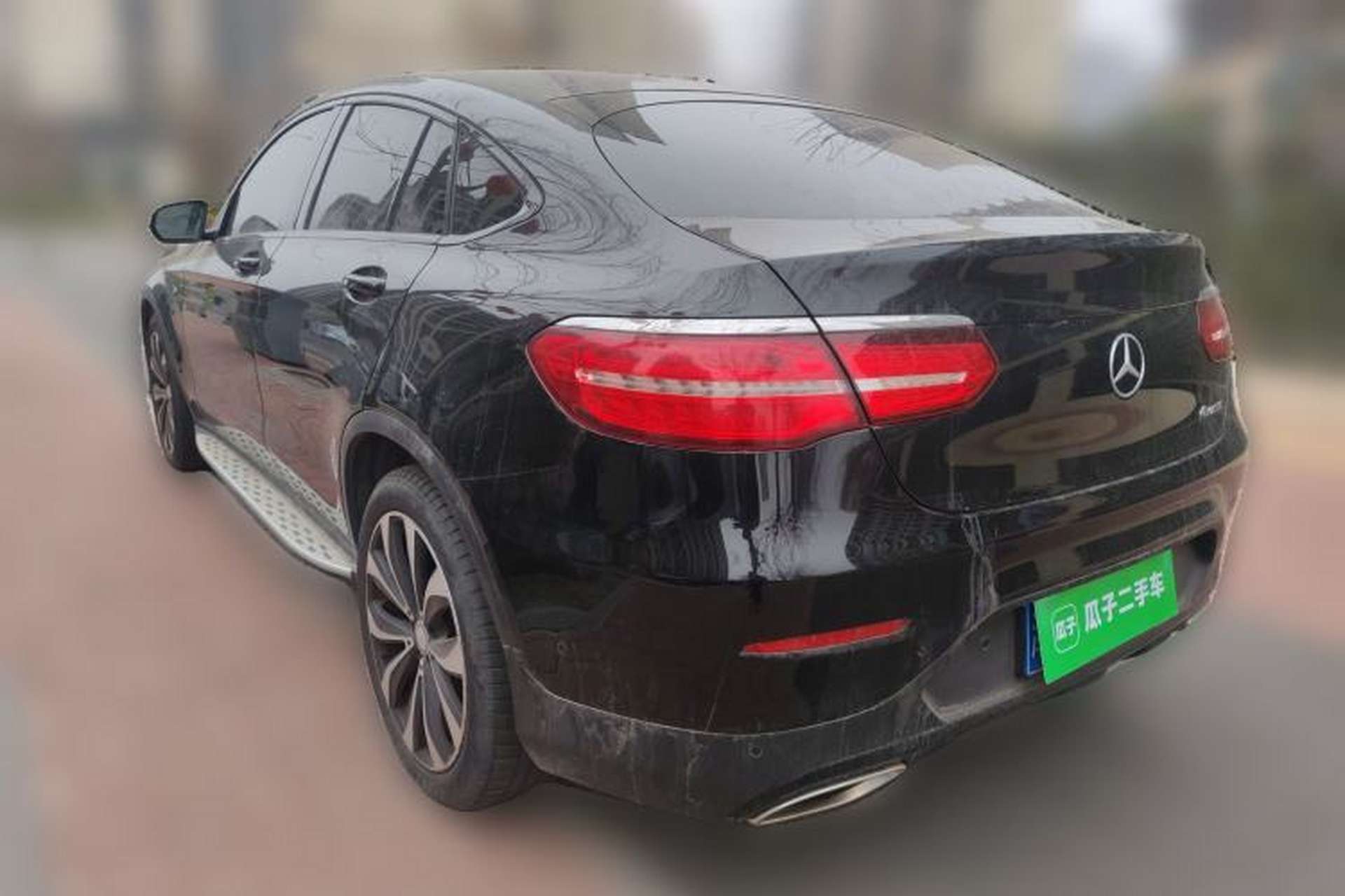 Used Mercedes-Benz GLC Coupe 2017 GLC 260 4MATIC Coupe SUV Rear Left 45 Deg