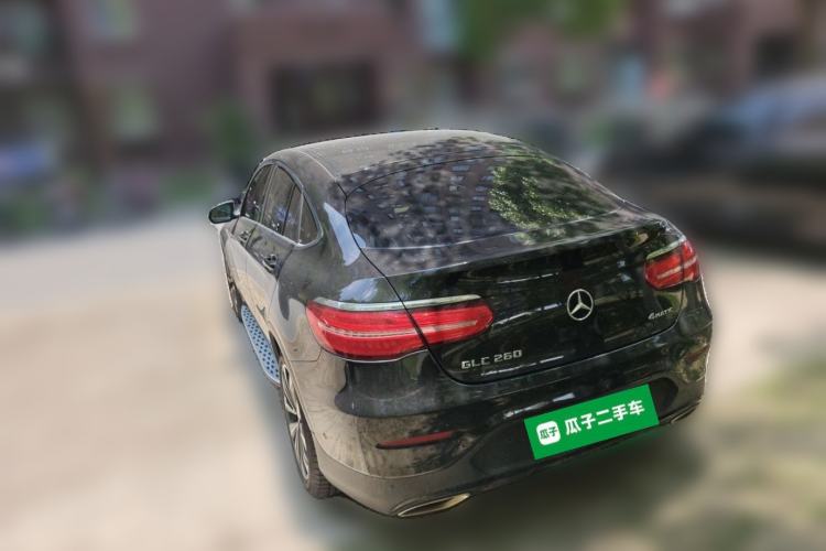 Used Mercedes-Benz GLC Coupe 2017 GLC 260 4MATIC Coupe SUV Rear Left 45 Deg