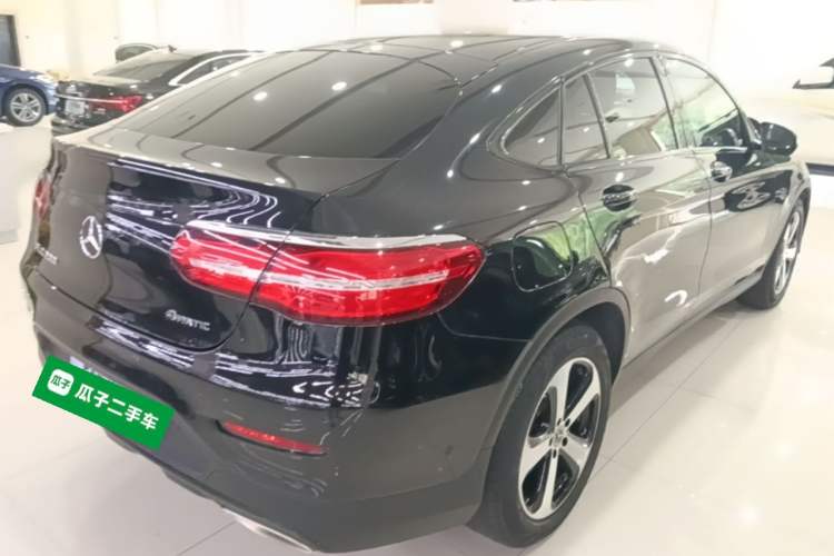 Used Mercedes-Benz GLC Coupe 2017 GLC 200 4MATIC Coupe SUV Rear Right 45 Deg