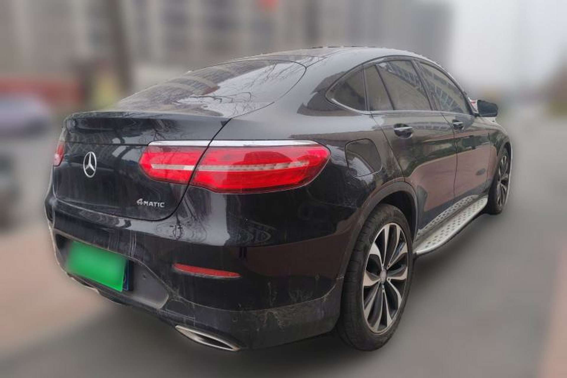 Used Mercedes-Benz GLC Coupe 2017 GLC 260 4MATIC Coupe SUV Rear Right 45 Deg