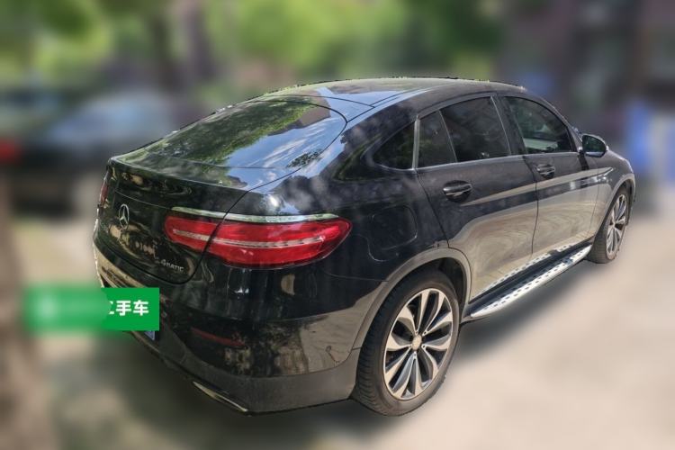 Used Mercedes-Benz GLC Coupe 2017 GLC 260 4MATIC Coupe SUV Rear Right 45 Deg