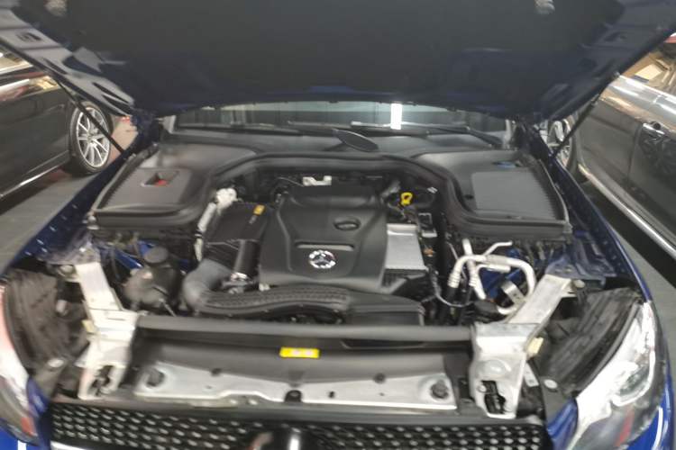 Used Mercedes-Benz GLC Coupe 2017 GLC 260 4MATIC Coupe SUV Engine Bay