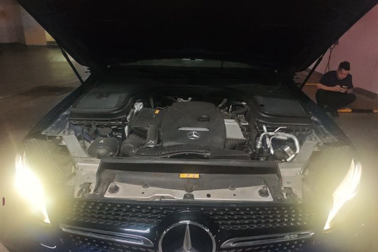 Used Mercedes-Benz GLC Coupe 2017 GLC 260 4MATIC Coupe SUV Engine Bay
