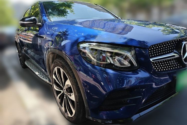 Used Mercedes-Benz GLC Coupe 2017 GLC 260 4MATIC Coupe SUV Exterior 2