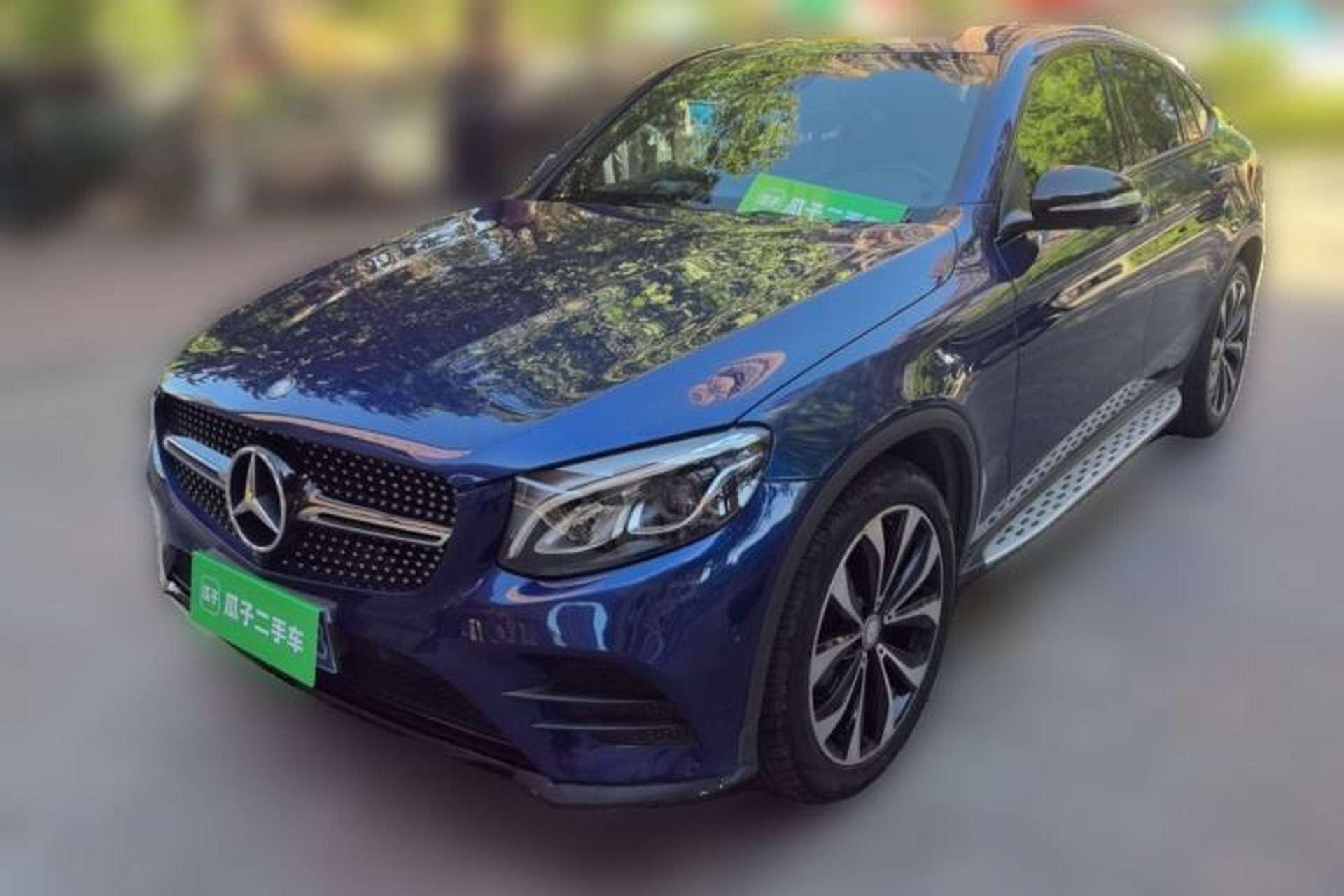 Used Mercedes-Benz GLC Coupe 2017 GLC 260 4MATIC Coupe SUV Front Left 45 Deg