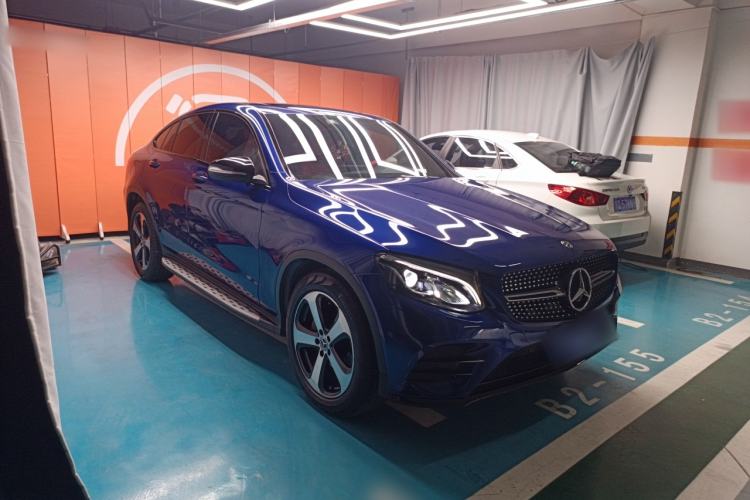 Used Mercedes-Benz GLC Coupe 2017 GLC 200 4MATIC Coupe SUV Front Right 45 Deg