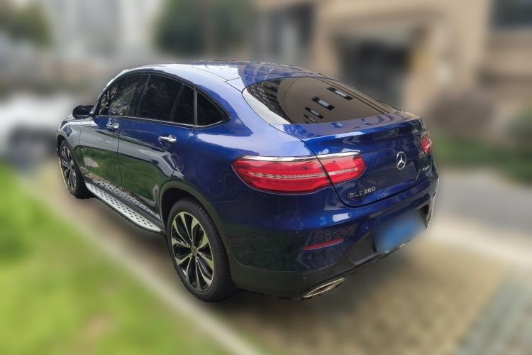 Used Mercedes-Benz GLC Coupe 2017 GLC 260 4MATIC Coupe SUV Rear Left 45 Deg