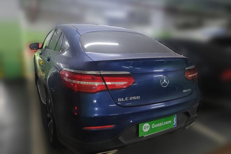 Used Mercedes-Benz GLC Coupe 2017 GLC 260 4MATIC Coupe SUV Rear Left 45 Deg