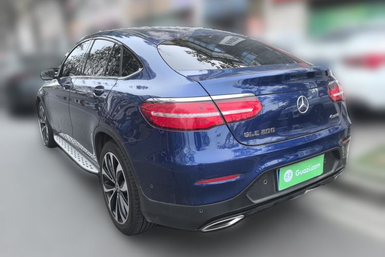 Used Mercedes-Benz GLC Coupe 2017 GLC 260 4MATIC Coupe SUV Rear Left 45 Deg