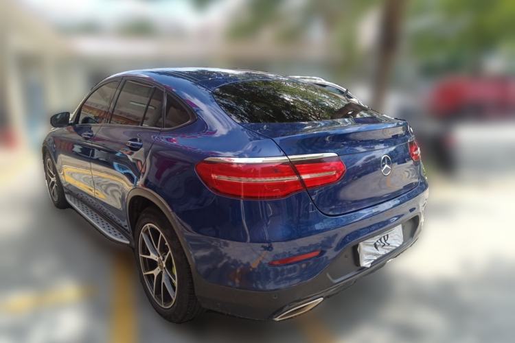 Used Mercedes-Benz GLC Coupe 2017 GLC 200 4MATIC Coupe SUV Rear Left 45 Deg