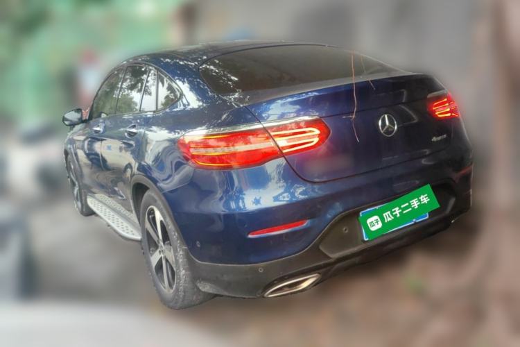 Used Mercedes-Benz GLC Coupe 2017 GLC 200 4MATIC Coupe SUV Rear Left 45 Deg