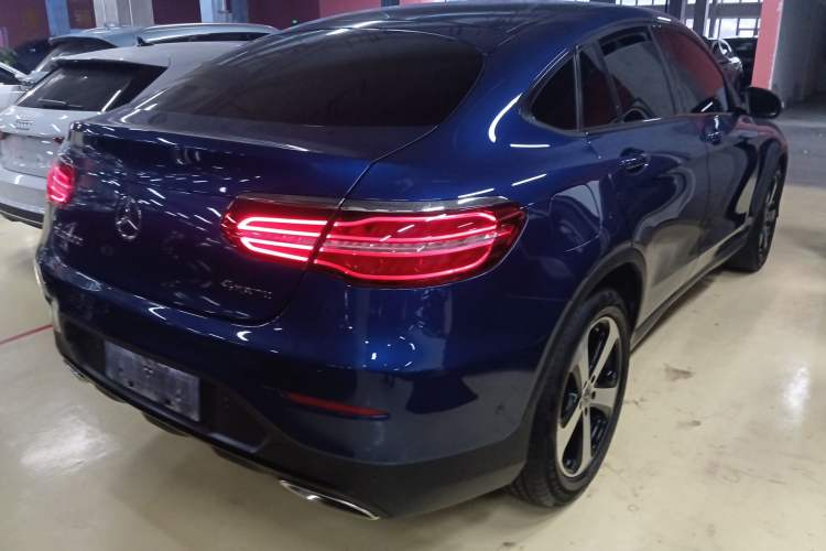 Used Mercedes-Benz GLC Coupe 2017 GLC 200 4MATIC Coupe SUV Rear Right 45 Deg