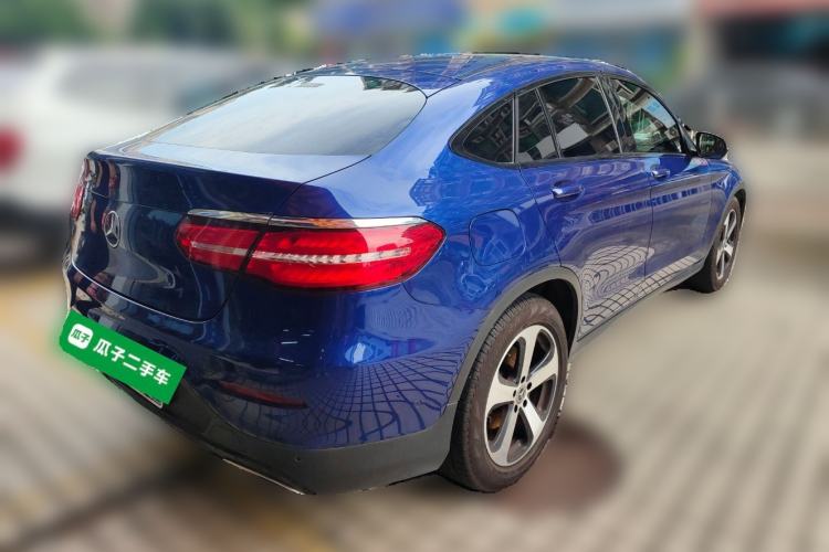 Used Mercedes-Benz GLC Coupe 2017 GLC 200 4MATIC Coupe SUV Rear Right 45 Deg