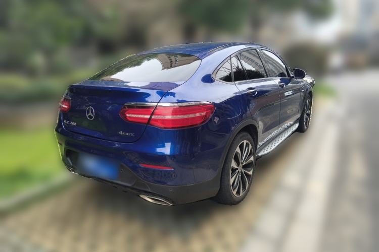 Used Mercedes-Benz GLC Coupe 2017 GLC 260 4MATIC Coupe SUV Rear Right 45 Deg