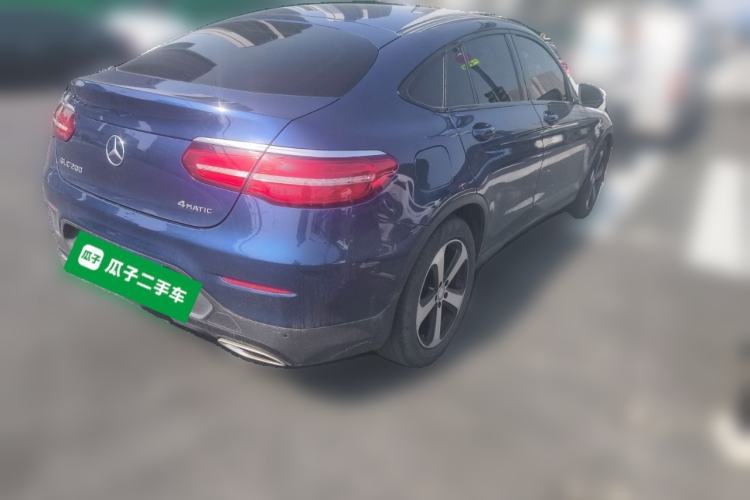 Used Mercedes-Benz GLC Coupe 2017 GLC 200 4MATIC Coupe SUV Rear Right 45 Deg
