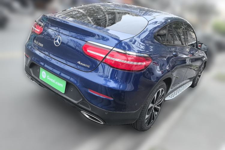 Used Mercedes-Benz GLC Coupe 2017 GLC 260 4MATIC Coupe SUV Rear Right 45 Deg