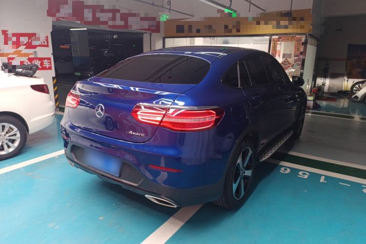 Used Mercedes-Benz GLC Coupe 2017 GLC 200 4MATIC Coupe SUV Rear Right 45 Deg