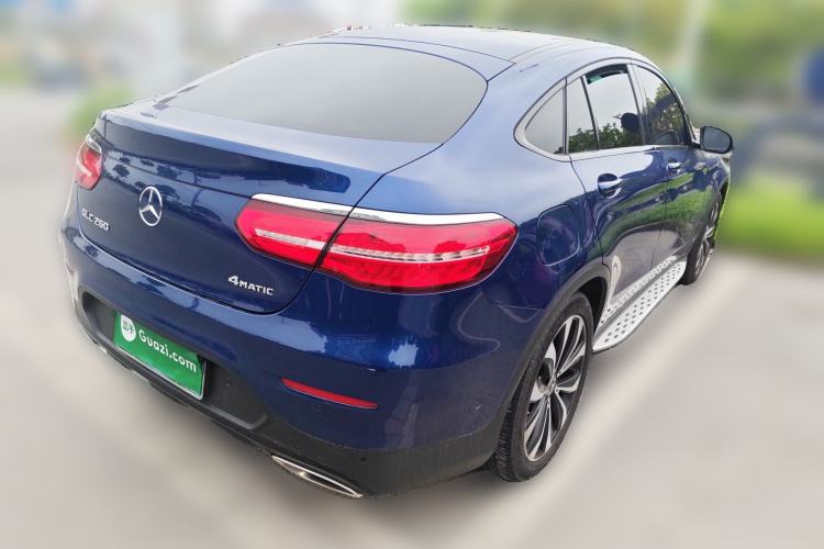 Used Mercedes-Benz GLC Coupe 2017 GLC 260 4MATIC Coupe SUV Rear Right 45 Deg