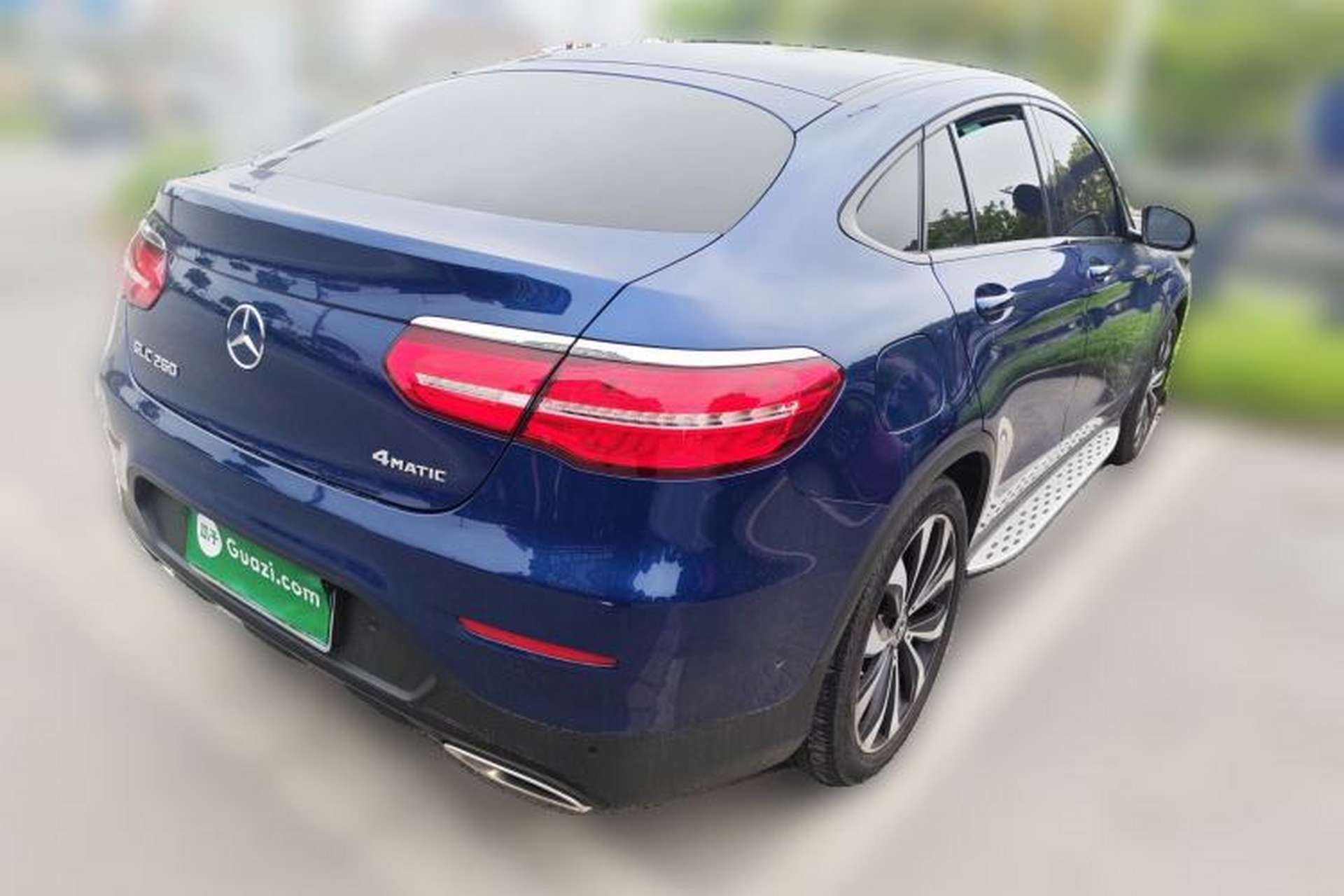 Used Mercedes-Benz GLC Coupe 2017 GLC 260 4MATIC Coupe SUV Rear Right 45 Deg