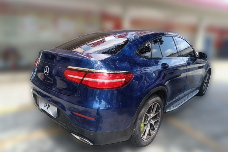 Used Mercedes-Benz GLC Coupe 2017 GLC 200 4MATIC Coupe SUV Rear Right 45 Deg