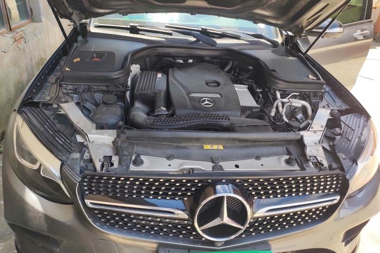 Used Mercedes-Benz GLC Coupe 2017 GLC 260 4MATIC Coupe SUV Engine Bay