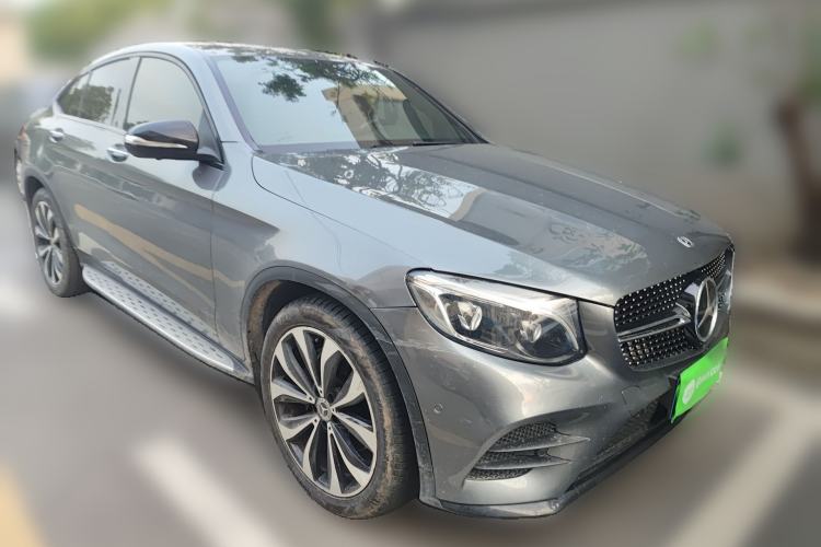 Used Mercedes-Benz GLC Coupe 2017 GLC 300 4MATIC Coupe SUV Front Right 45 Deg