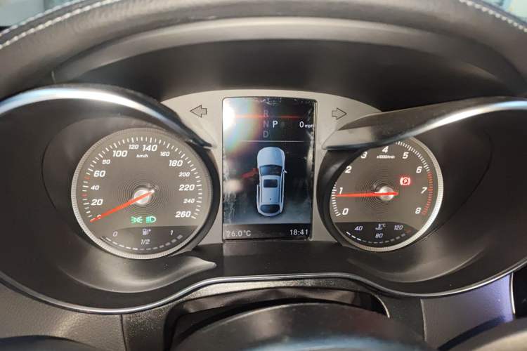 Used Mercedes-Benz GLC Coupe 2017 GLC 300 4MATIC Coupe SUV Instrument Cluster