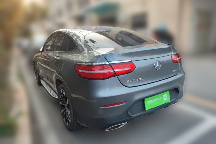 Used Mercedes-Benz GLC Coupe 2017 GLC 300 4MATIC Coupe SUV Rear Left 45 Deg