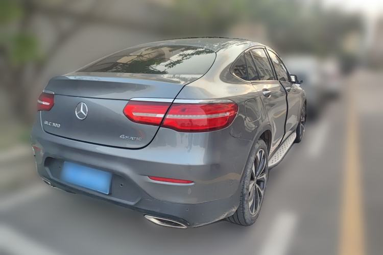 Used Mercedes-Benz GLC Coupe 2017 GLC 300 4MATIC Coupe SUV Rear Right 45 Deg
