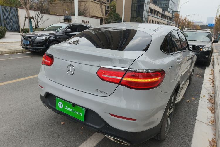 Used Mercedes-Benz GLC Coupe 2017 GLC 200 4MATIC Coupe SUV Rear Right 45 Deg