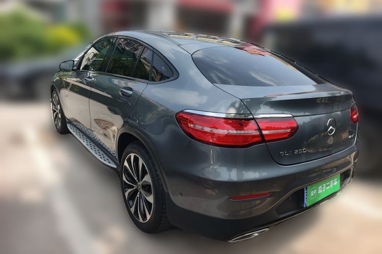Used Mercedes-Benz GLC Coupe 2017 GLC 260 4MATIC Coupe SUV Rear Left 45 Deg
