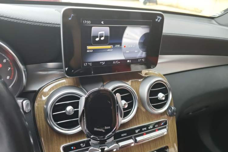 Used Mercedes-Benz GLC Coupe 2017 GLC 260 4MATIC Coupe SUV Audio And AC Panel