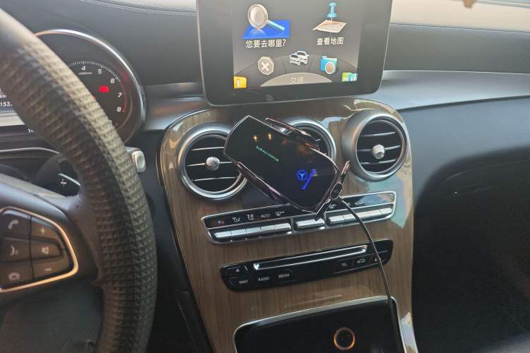 Used Mercedes-Benz GLC Coupe 2017 GLC 260 4MATIC Coupe SUV Audio And AC Panel