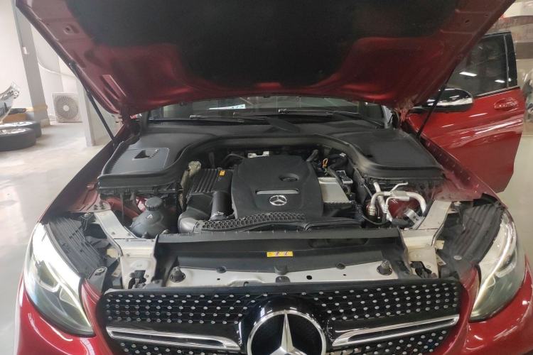 Used Mercedes-Benz GLC Coupe 2017 GLC 260 4MATIC Coupe SUV Engine Bay