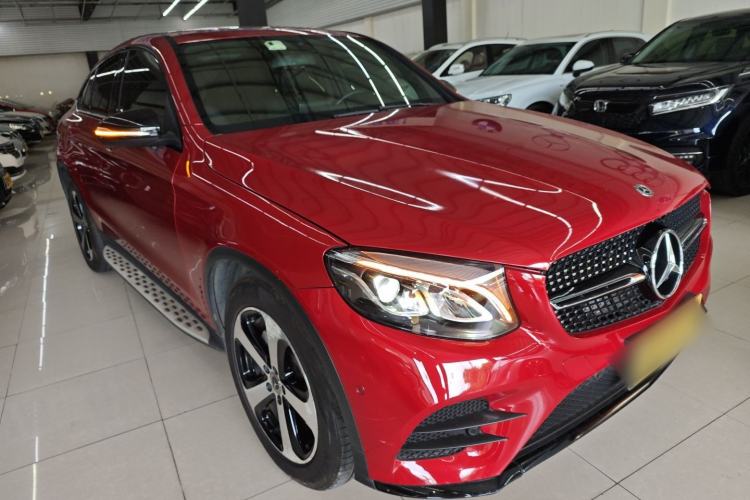 Used Mercedes-Benz GLC Coupe 2017 GLC 200 4MATIC Coupe SUV Front Right 45 Deg