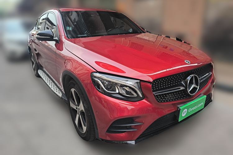 Used Mercedes-Benz GLC Coupe 2017 GLC 200 4MATIC Coupe SUV Front Right 45 Deg