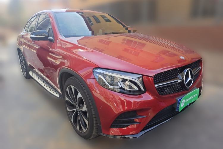 Used Mercedes-Benz GLC Coupe 2017 GLC 260 4MATIC Coupe SUV Front Right 45 Deg