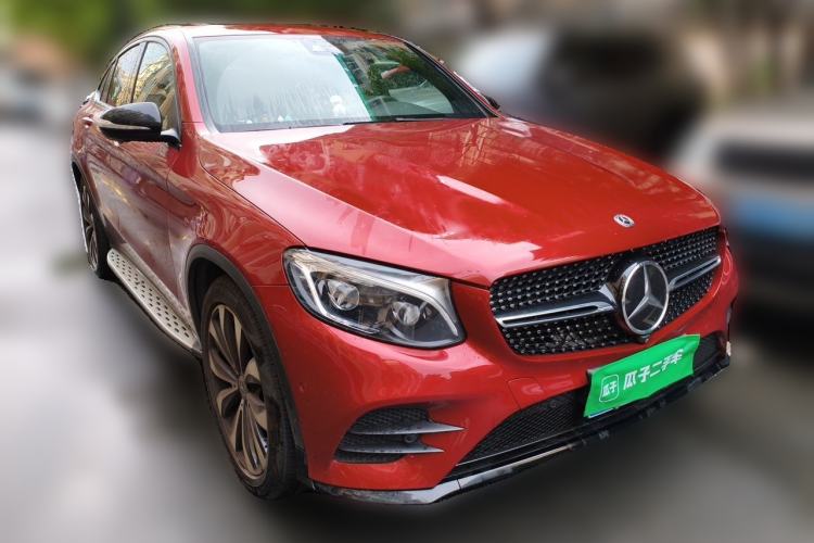 Used Mercedes-Benz GLC Coupe 2017 GLC 300 4MATIC Coupe SUV Front Right 45 Deg