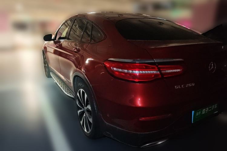 Used Mercedes-Benz GLC Coupe 2017 GLC 260 4MATIC Coupe SUV Rear Left 45 Deg